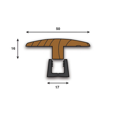Woodline WT18 Twin Door Bar 900mm - Unfinished Oak - 3