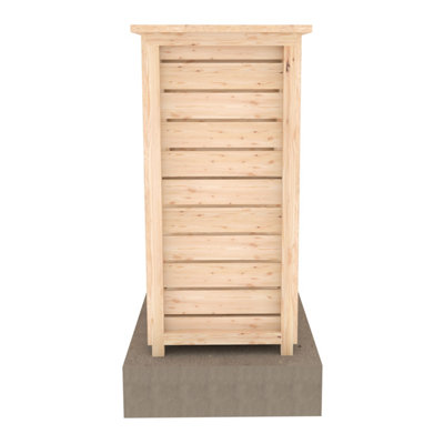 Woodlowe Slatted Cross Log Store for logs and kindling - 3