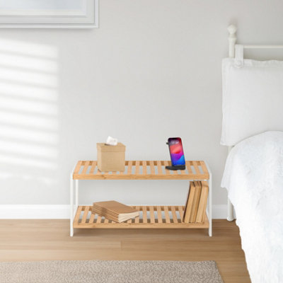 Woodluv 2-Tier Shoe Rack - 3