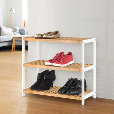 Woodluv 3-Tier Shoe Rack - 3
