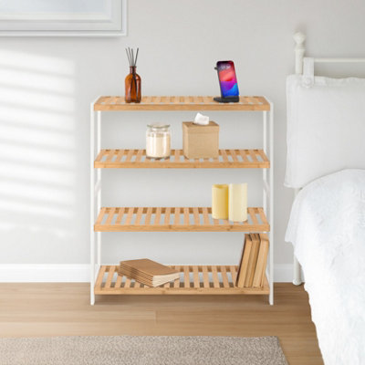 Woodluv 4-Tier Shoe Rack - 4