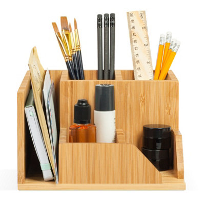 Buy Desktop Organiser | Desk accessories, Desk Decor, Minimalist, Office Organiser, Key Holder, Pen holder, Clock, Letter Holder, Free Delivery