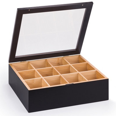 Woodluv Tea Box, Tea Bag Organiser, Tea Box for tea bags, Tea Bag ...