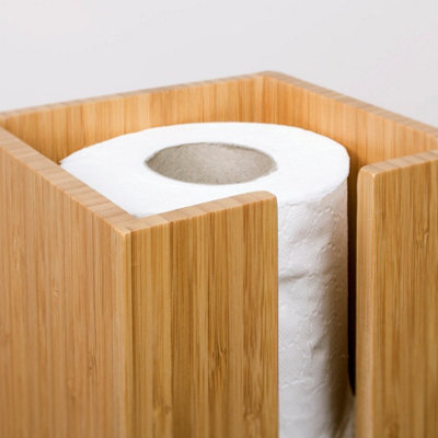 Woodluv Toilet Roll Holder Stand - 4