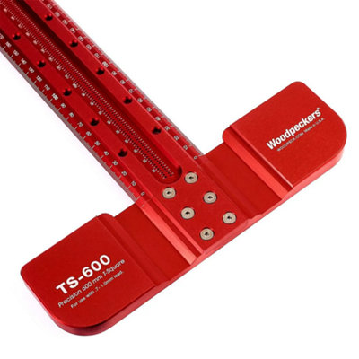 Woodpeckers - T-Square 600mm - Laser-Accurate Scales
