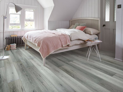 Woods SPC Rigid Core LVT Click - Arctic Oak - Only 18.99 per m2