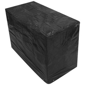Woodside 2 Seater 1.2M Bench Cover BLACK