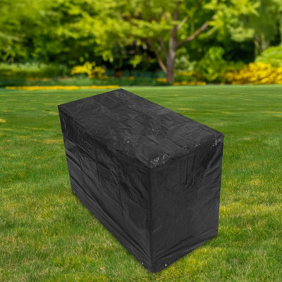 Woodside 2 Seater 1.2M Bench Cover BLACK - 5