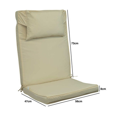 Woodside Adirondack Chair Cushion - BEIGE - 4