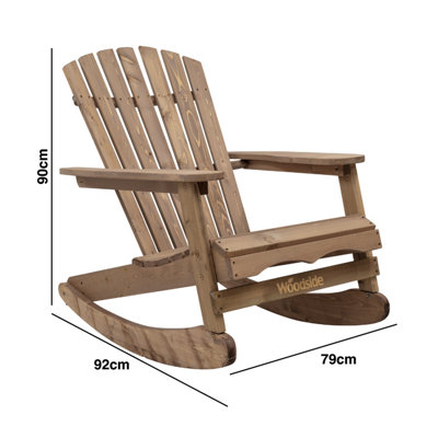 Woodside Aldeby Rocking Adirondack Chair - 6