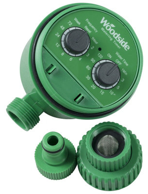 Woodside Automatic Electronic Water Timer For Garden Watering ...