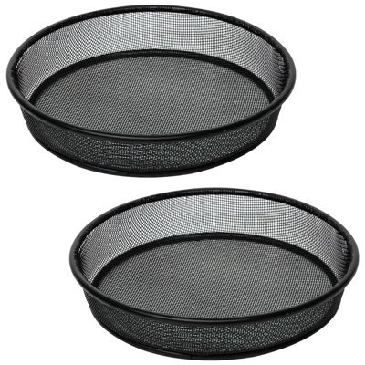 Woodside Bird Feeding Station Replacement Metal Feed Dish, 2 Pack