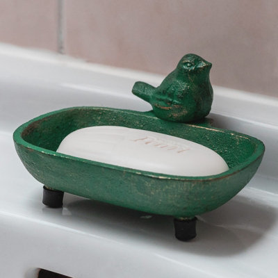 Woodside Bird Shaped Drainable Soap Holder - 5