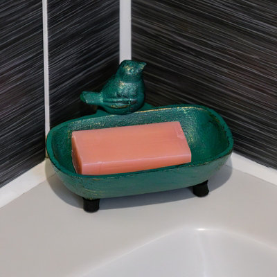 Woodside Bird Shaped Drainable Soap Holder - 7