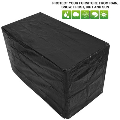 Woodside Bistro Patio Set Cover BLACK