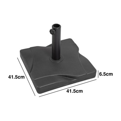 Woodside Boyton 20kg Square Parasol Base Weight - 5