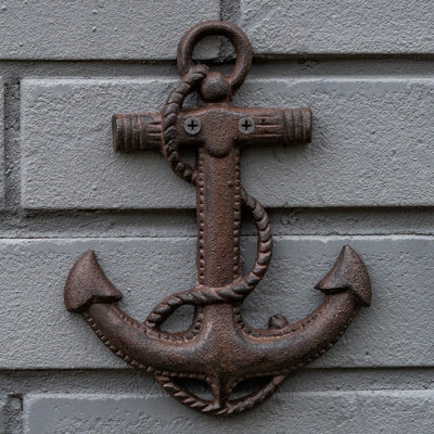 Woodside Cast Iron Anchor Wall Decoration
