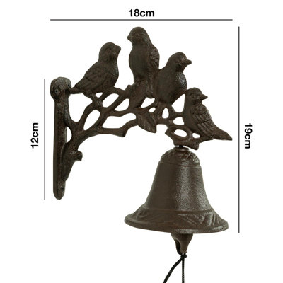 Woodside Cast Iron Door Bell - Design B