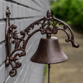 Woodside Cast Iron Door Bell - Design H