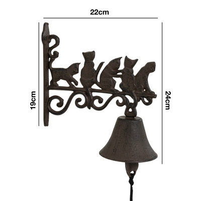 Woodside Cast Iron Door Bell - Design J