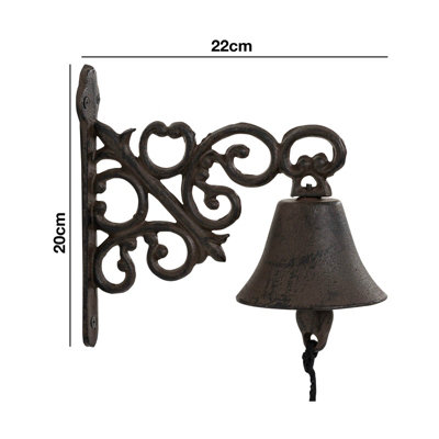 Woodside Cast Iron Door Bell - Design L