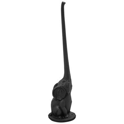 Woodside Cast Iron Elephant Toilet Roll Holder
