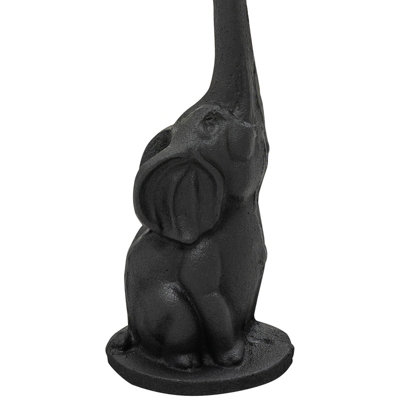 Woodside Cast Iron Elephant Toilet Roll Holder - 4