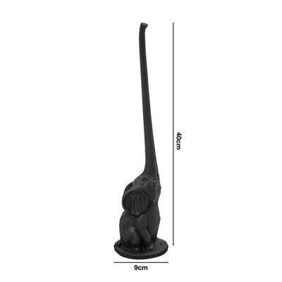 Woodside Cast Iron Elephant Toilet Roll Holder - 5