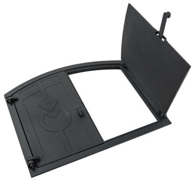Woodside Cast Iron Garden/Outdoor Oven Door - 3