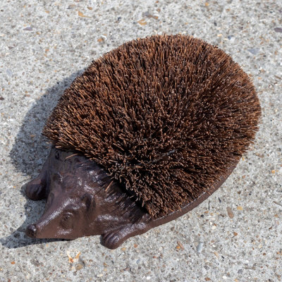 Woodside Cast Iron Hedgehog Boot Brush & Scraper - 3