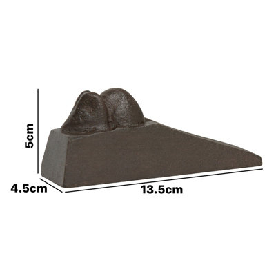 Woodside Cast Iron Mouse Door Stopper - 3
