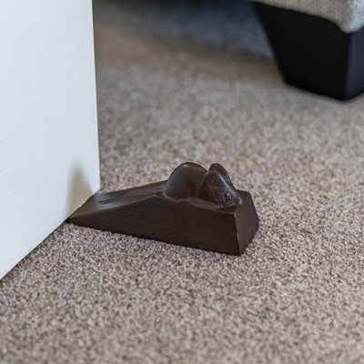 Woodside Cast Iron Mouse Door Stopper - 4