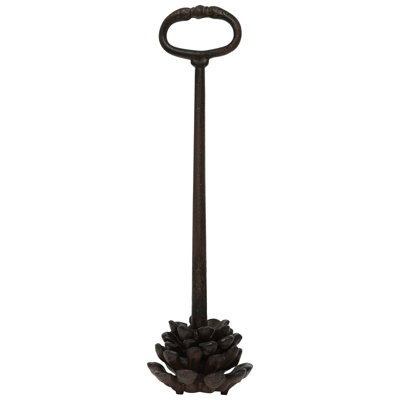 Woodside Cast Iron Pinecone Door Stopper with Handle Price Comparisons | Compare The Build