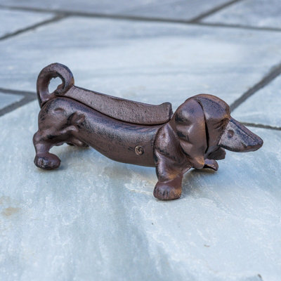 Woodside Cast Iron Sausage Dog Boot Scraper - 5