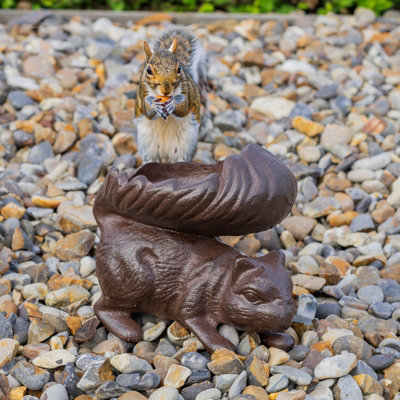 Woodside Cast Iron Squirrel/Bird Feeder - 5