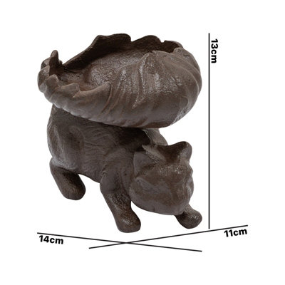 Woodside Cast Iron Squirrel/Bird Feeder - 8