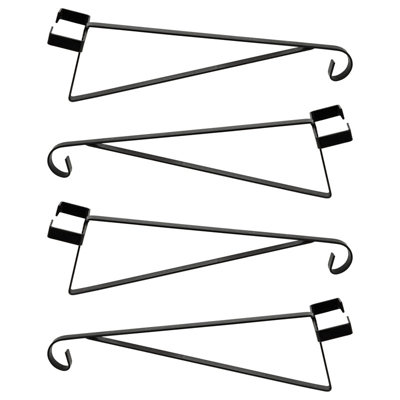 Woodside Concrete Fence Post Hanging Basket Bracket 4 Pack