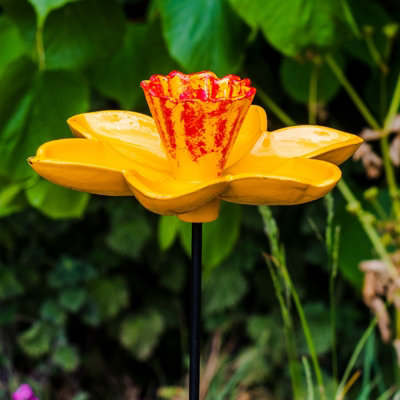 Woodside Daffodil Cast Iron Bird Feeder 2 PACK - 5