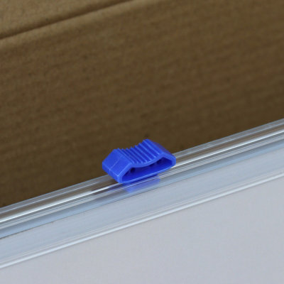 Woodside Disposable Plastic Table Cloth Roll - BLUE - 3