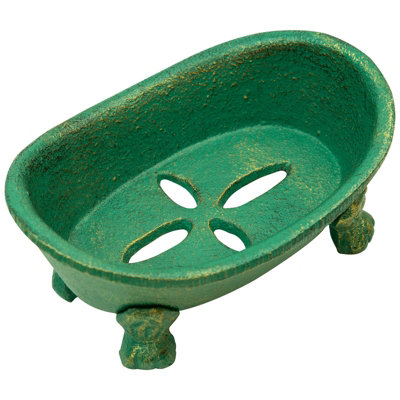 Woodside Elegant Tub Shaped Drainable Soap Holder