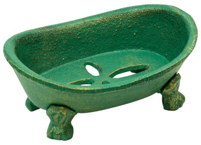 Woodside Elegant Tub Shaped Drainable Soap Holder