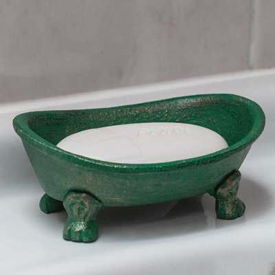 Woodside Elegant Tub Shaped Drainable Soap Holder - 5