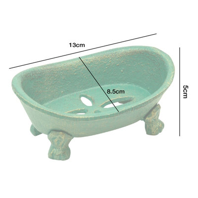 Woodside Elegant Tub Shaped Drainable Soap Holder - 8