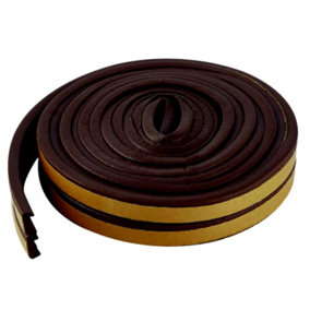 Woodside EPDM Rubber Insulation Strip Brown (One Size)