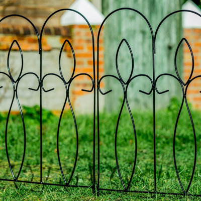 Woodside Felbrigg Garden Metal Border Edging 5 PACK - 5