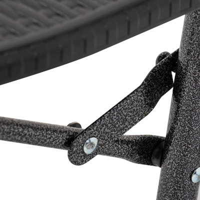 Woodside Folding Hanging Balcony Deck Table - 6