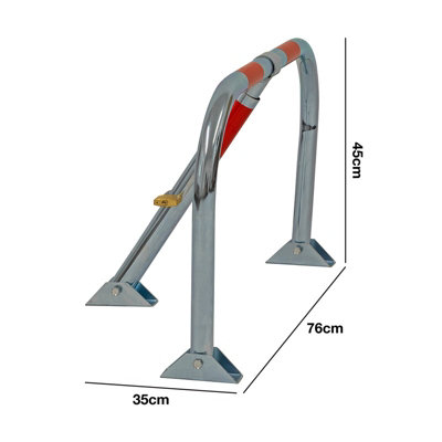 Woodside Folding U Shape Parking Barrier - LARGE - 7