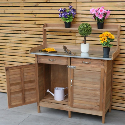 Woodside Fritton Wooden Potting Station - 1