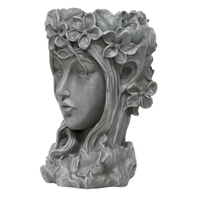 Woodside Garden Goddess Head Planter