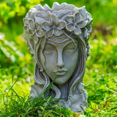 Woodside Garden Goddess Head Planter